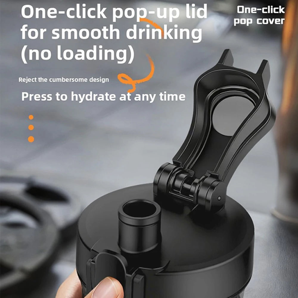 Copo Misturador Elétrico Premium para Proteínas, Portátil, Recarregável via USB, para Shakes de Proteína, Copo para Esportes e Fitness